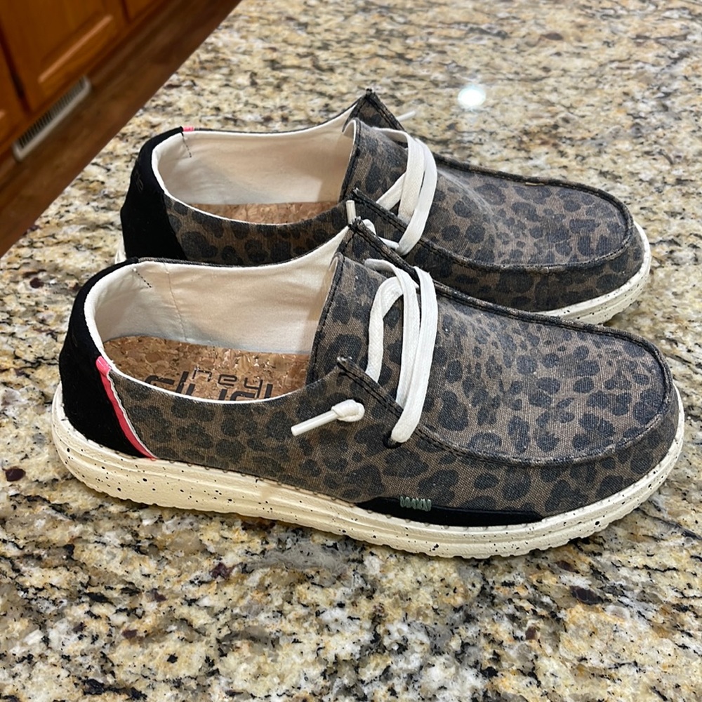 Hey Dude Wendy Jungle Brown size 7